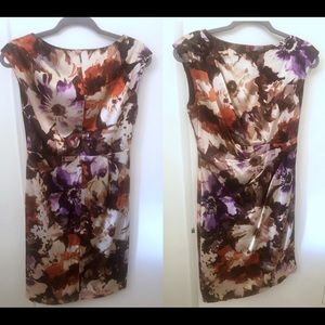 Chic knee-Length Floral Dress